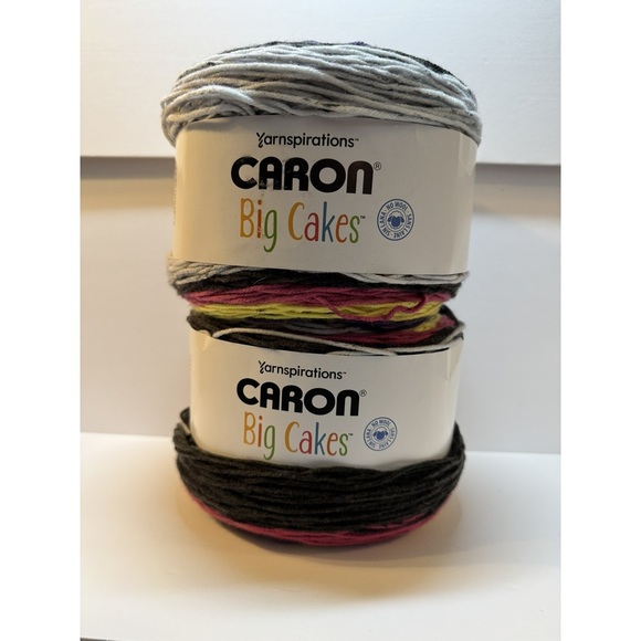 Caron Other - 2 Cakes Caron Big Cakes Yarn - Citron Fizz